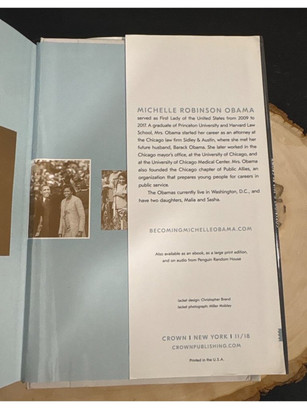 Becoming Michelle Obama Hardcover Memoir Oprah’s Book Club Autobiography - Picture 12 of 14